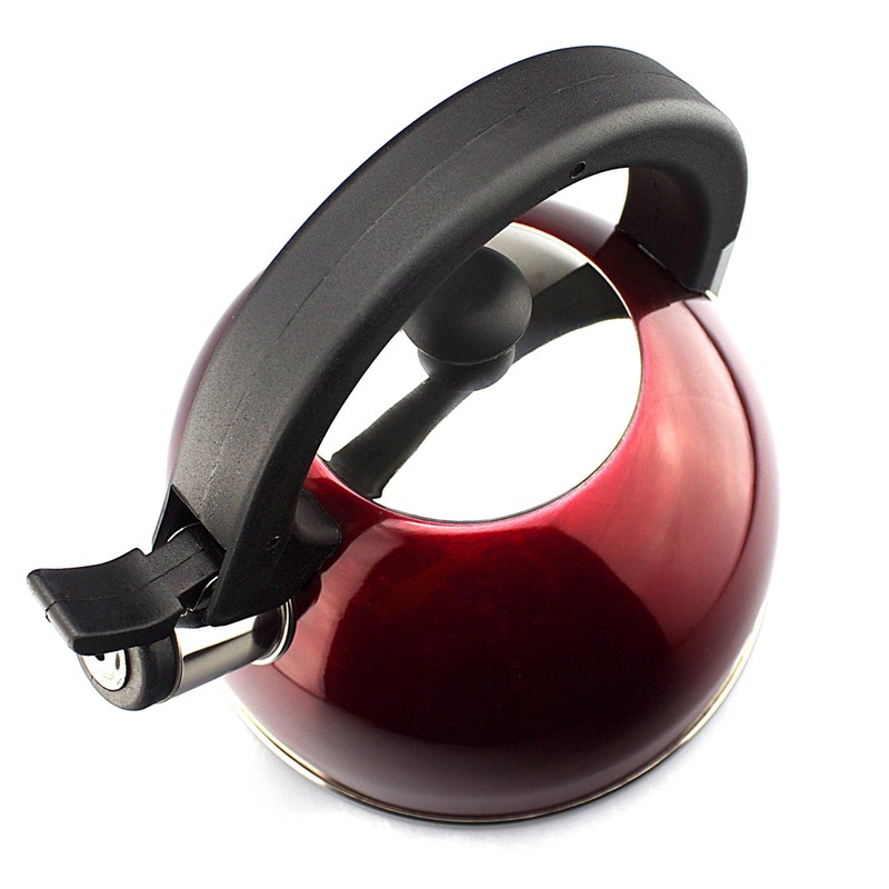 Magefesa 2.1-Quart Sabal Stainless Steel Tea Kettle, Red
