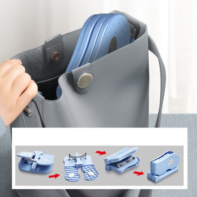 Foot Stepper Machine Reinforced Nylon Mini Stepper Trainer Quiet Folding