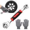 NINEFOX Universal Socket Wrench 52 in 1 Wrench Multifunction Wrench