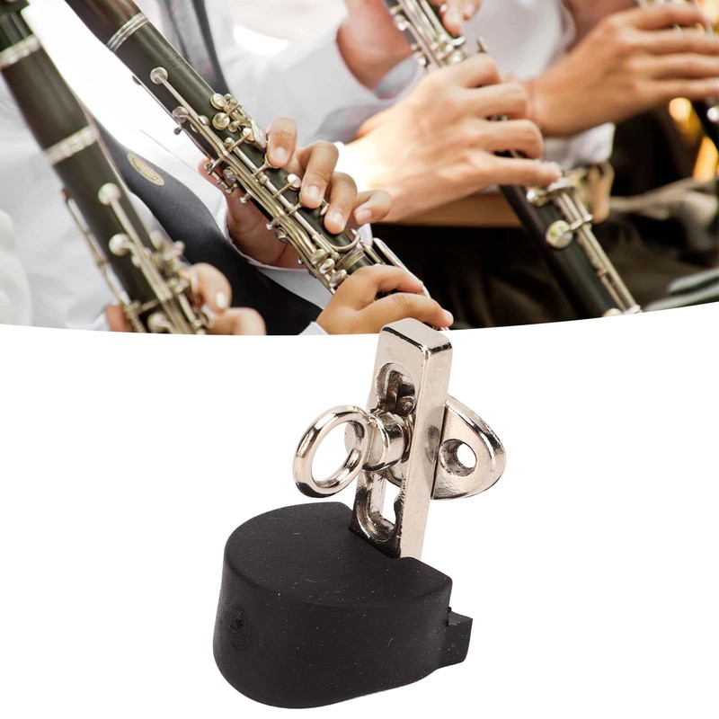 Adjustable Oboe Foot Rest Buffet Clarinet Thumb Rest With Strap