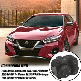 Door Mirror Switch Assy-Mirror Control Left Side,Compatible with Nissan Altima Pathfinder Murano Rogue Maxima 2013-2019 Replaces Part Number 25570-3TB1A