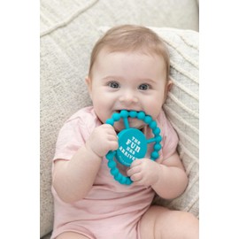 Bella Tunno Happy Teether – Soft & Easy Grip Baby Teether Toy, Silicone Teether Ring to Help Soothe Gums, Non-Toxic and BPA Free, Fun has Arrived