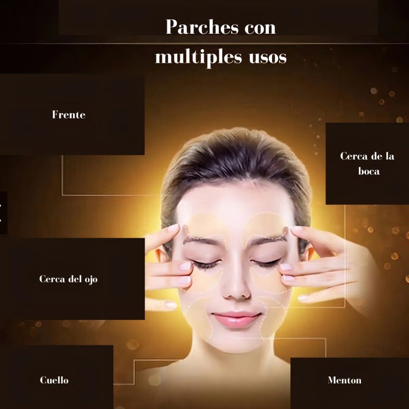 🔥 Parches colágeno dear she contorno ojos 50 pares antiarrugas