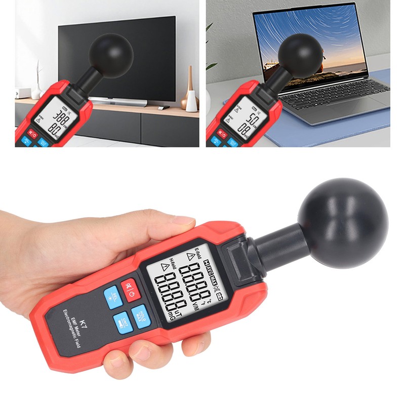 EMF Meter Electromagnetic Field Detector Handheld Tester Detector for Home