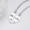 Yonhon Father Daughter Necklace Matching Set for 2