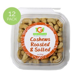 Roasted & Salted Cashews Mini Cubes, 4oz, 12-count