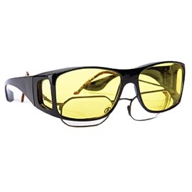 Night Driving Over Glasses | Protective Antiglare Eyewear | Enhance Clarity & Visibility whilst Driving | Useful during Poor Weather Conditions | From Easylife