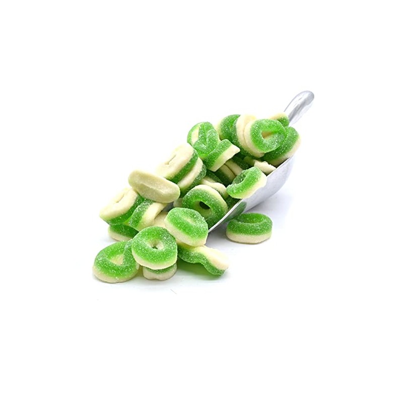 Candy Retailer Gummi Rings Candy (Apple, 1 Lb)