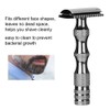 Classic Men Anti skid Metal Handle Dual Blade Shaver Vintage