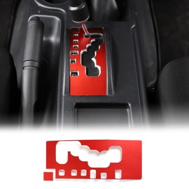 Central Control Gear Shift Panel Trim Cover Fit for Toyot@ FJ Cruiser 2007-2021 2Pcs Car Gear Shift Console Anti-Scratch Panel Frame Sticker Gear Shift Panel Decoration Protection Interior Accessories