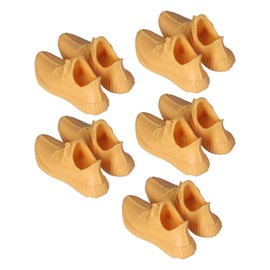 5 Pair Doll Sports Shoes Cute Tiny Miniature Finger Casual Shoes for Dolls Dollhouses