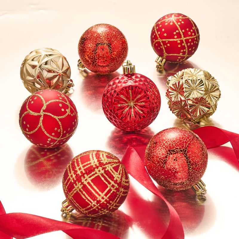 16ct Christmas Tree Decorations Ball Ornaments 2 Inches