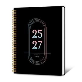 TREES Monthly Planner 2025-2027, 24 Months Planner Calendar 2025-2027, July 2025 - June 2027, 8.8" × 11.4", Simple Calendar Planner Notebook with Monthly Goals for School Office Home Planning