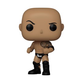 Funko POP! WWE: The Rock - Dwayne The Rock Johnson - (Final) - Collectable Vinyl Figure - Gift Idea - Official Merchandise - for Kids & Adults - Sports Fans - Model Figure for Collectors