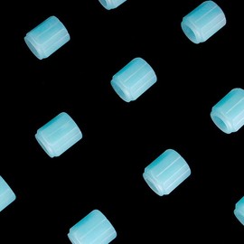 Glow-in-the-dark Valve Caps, Glow-in-the-dark Tire Valve 4-Pack, Blue Caps, Motorcycle, Car, Bicycle Tire Valve Caps / 야광밸브캡 야광 타이어밸브 4개입 캡 파랑 오토바이 자동차 자전거 타이어밸브캡