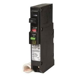 Square D QO115CAFI Plug-In Mount Combination Arc Fault Circuit Breaker 1-Pole 15 Amp 120 Volt AC QO
