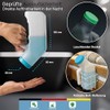 Leak-proof urine bottle for men made of solid plastic including