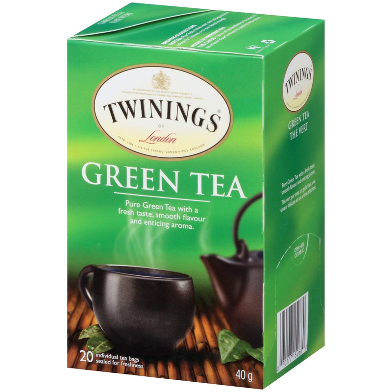 Twinings Classic Green Individually Wrapped Tea Bags | 100% Pure