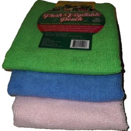 Grossus Chef's Fresh Vegetable Pouches - 3 pack - for fruits and vegetables