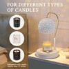 WOLDFY Candle Warmer Lamp with Timer, Candle Warmer Lamp Adjustable