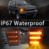 BINQIGOO LED Front Headlight Side Marker Lights for Toyota Pickup