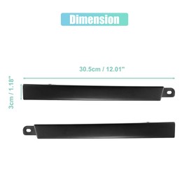 1Pair Front Lower Headlight Bumper Grille Filler Trim Panels Side for Toyota Tacoma 2WD 1997-2000 52513-35040 52512-35040