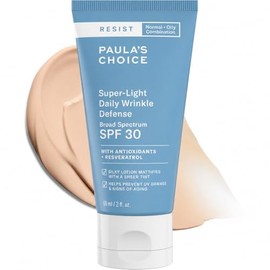 Paula's Choice RESIST SPF 30 Super-Light Daily Wrinkle Defense Mineral Sunscreen for Face, Face Sunscreen, Oily Skin, Matte Tinted Face Moisturizer, UVA/UVB Protection, Fragrance-Free