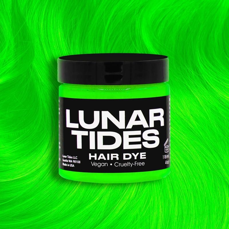 Lunar Tides UV Lime Green Hair Color Semi-permanent - Neon