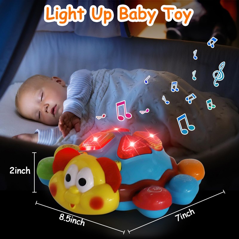 Baby Crawling Toys 6 to 12 Months Spanish English Bilingual