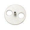 DGHAOP 2PCS Metal Round Spring Wound Key Music Box Movement