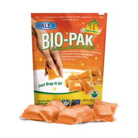 Walex BIOTROPBG Bio-Pak Natural Holding Tank Deodorizer and Waste Digester Drop-Ins, Tropical Breeze Scent (Pack of 10)
