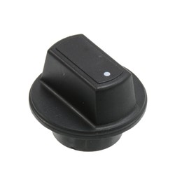 Corvette Central 1984-1989 Corvette Black Metal Mechanical Rotary Fan Switch Knob