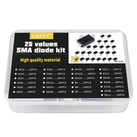 SS12 SS14 SS16 SS24 SS26 SS34 SS36 SS54 SS56 SMA Diode Kit 25Values