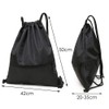 kuou String Swim PE Bag, Sport Gym Sack Drawstring Bag