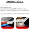 2Pcs Mini Tech Gauge 32nds Brake Pad Measuring Tool, 2-in-1