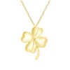 AFFY Four Leaf Clover Pendant Necklace in 14k Yellow Gold