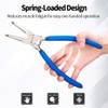 SPEEDWOX Snap Ring Pliers for Holes, Curved Claws, 90° Tip