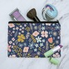 Mimi Flowers Floral Pattern Makeup Cosmetic Bag Organizer Pouch