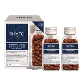 Phyto|PHYTOPHANERE - Hair & Nails Strength, Growth & Volume with Biotin, Vitamin E & Antioxidants - Hair. Nails and Skin Vitamins for Women - 120 capsules