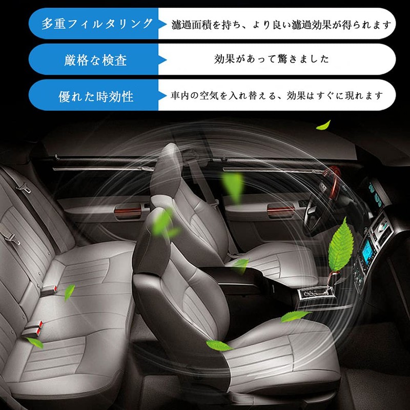 dualmax BDGF-61-J6X Car Air Conditioner Filter with Special 3-Layer Structure