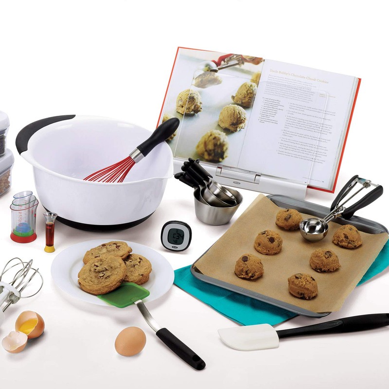 OXO 泡だて器 シリコン ウィスク 大 レッド