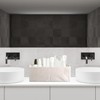 Fabric Storage Bin 3 Pack Foldable Cotton Linen Storage Basket