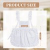 Geyoga Women's Waist Apron Cooking Apron Kitchen Waitress Apron Maid