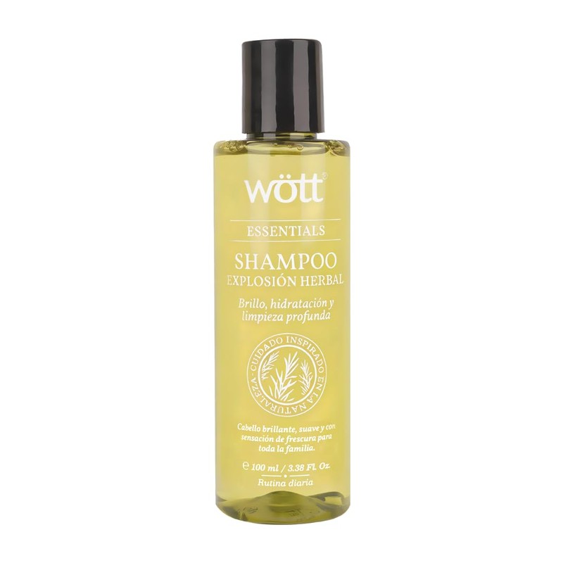 Shampoo Wtt Hidratante Versión Viaje 100ml (Herbal)