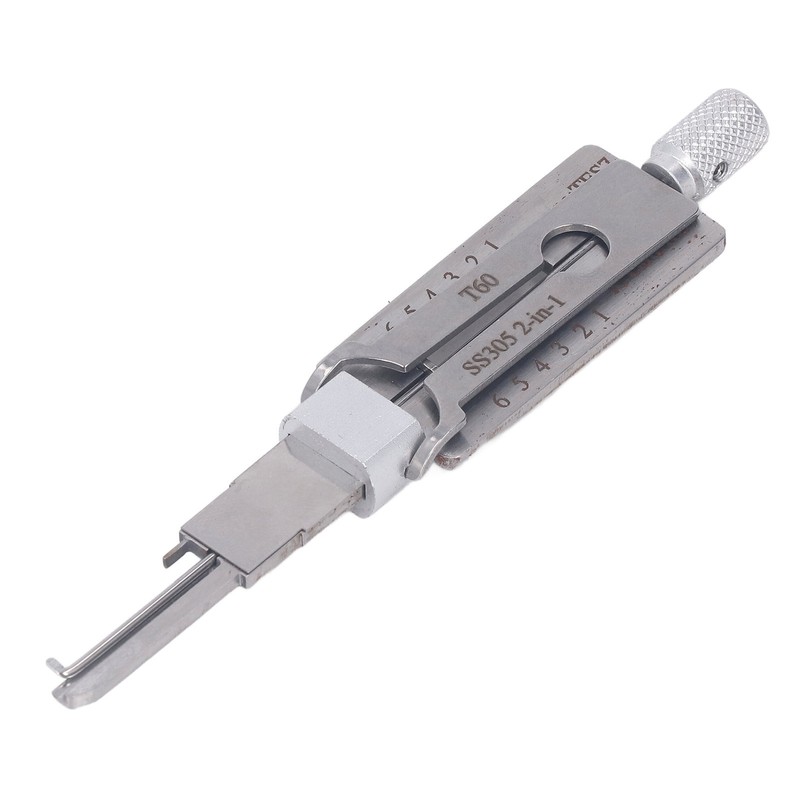 2 in 1 Decoder Tool Hook and Pickup Set Stainless