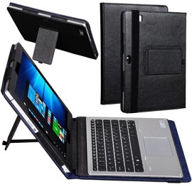 INSOLKIDON Compatible with Case for HP Elite x2 1012 G1/G2/G3 12 inch Tablet, Ultra Slim Lightweight TPU Leather case Magnetic Cover Case with Stand Tablet case Shockproof Rugged Armoured Case