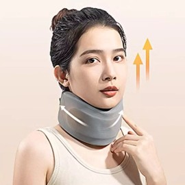 목쿠션 학생 직장인 목보호대 지지대 견인기 [그레이 L] Neck Cushion for Students and Office Workers Neck Support Brace Support Device [Gray L]