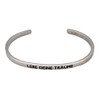 Elegant Bangle Silver or Rose Gold with Mantra and Saying