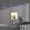 Bernkot Stainless Steel Led Shower Niche 12" X 12" White