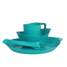 Lifeventure Unisex 4-piece Set, Ellipse 4 Piece Set Teal, Teal, One Size UK
